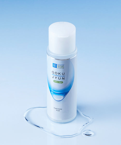 HADALABO [SET] 2 types of Gokujun Lotion Light & Milk (+Water Bbangi wristband provided)