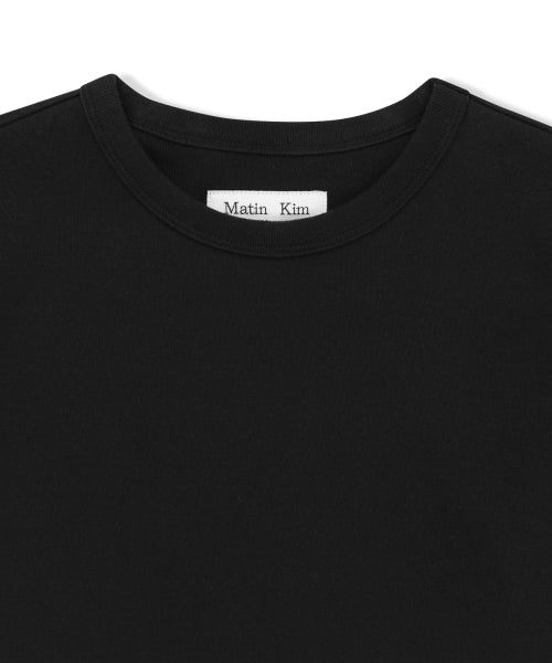 MATIN KIM MATIN KIM LABEL DETAIL SLIM FIT TOP
