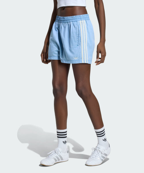 ADIDAS ADIDAS Summer Glow Denim Shorts - Light Denim