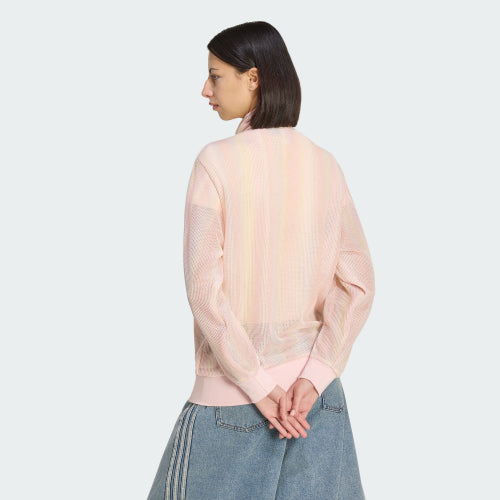 ADIDAS ADIDAS Summer Glow Knit Track Top - Sandy Pink