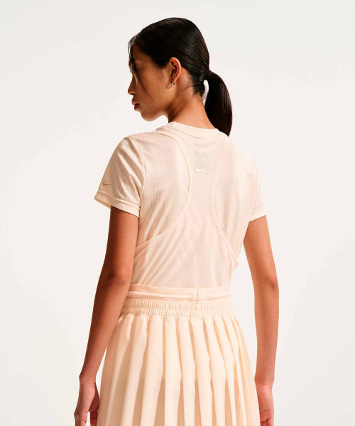 NIKE NIKE Skirt Mid-Rise Pleated - Chalk