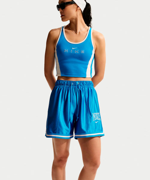 NIKE NIKE Sportswear Loose Mid-Rise Graphic Shorts W - Light Photo Blue