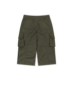 MATIN KIM MATIN KIM Crinkle Capri Pants Khaki