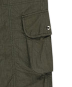 MATIN KIM MATIN KIM Crinkle Capri Pants Khaki