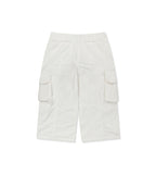 MATIN KIM MATIN KIM Crinkle Capri Pants in White