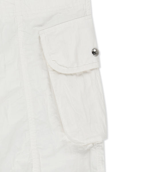 MATIN KIM MATIN KIM Crinkle Capri Pants in White