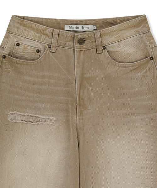 MATIN KIM MATIN KIM Denim Pants Loose Fit