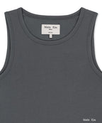 MATIN KIM MATIN KIM HEM TIE DETAIL SLEEVELESS TOP