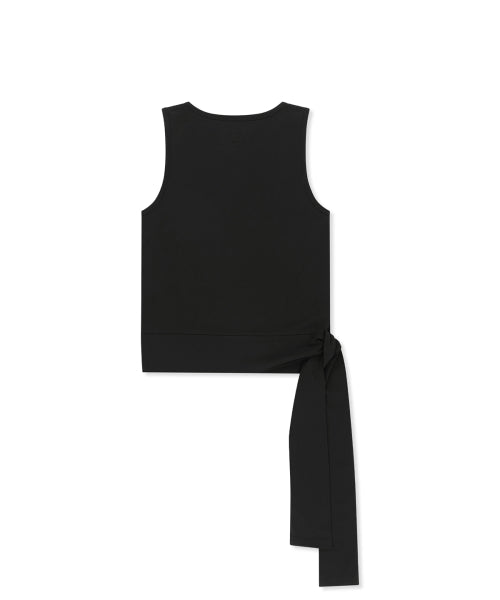 MATIN KIM MATIN KIM HEM TIE DETAIL SLEEVELESS TOP