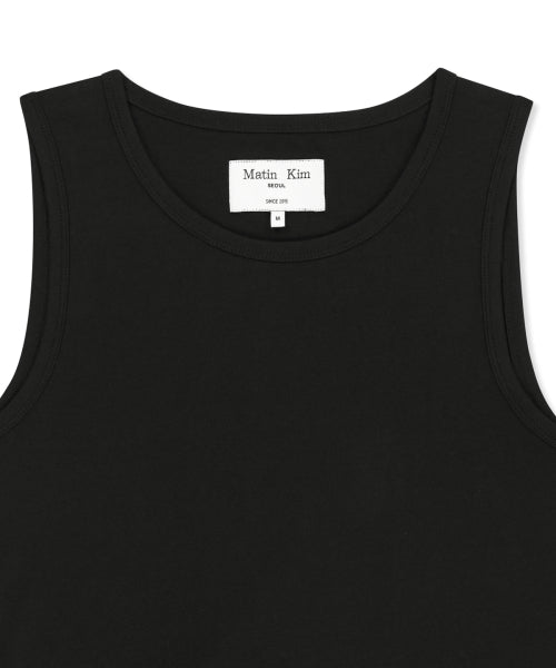 MATIN KIM MATIN KIM HEM TIE DETAIL SLEEVELESS TOP