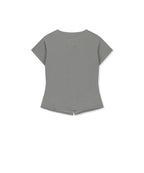 MATIN KIM MATIN KIM T-Shirt Side Shirring Button Top