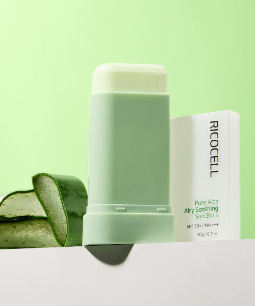 RICOCELL RICOCELL Lycocell Clear Jeju Aloe Airy Soothing Sun Stick 20g SPF50+