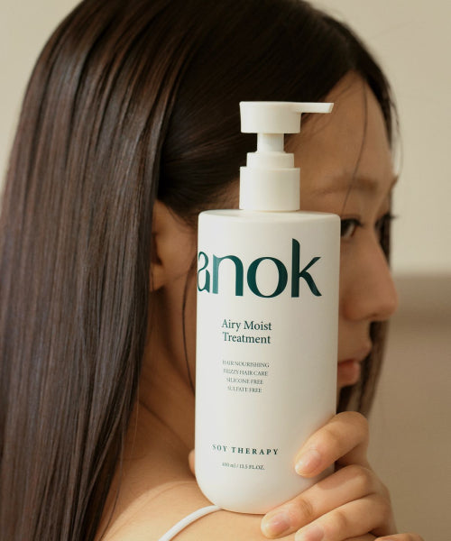 ANOK [Protein Adsorption/Scalp Care] Vegan Protein Deep Scaling Stress Relief Perfume Shampoo & Treatment 400ml