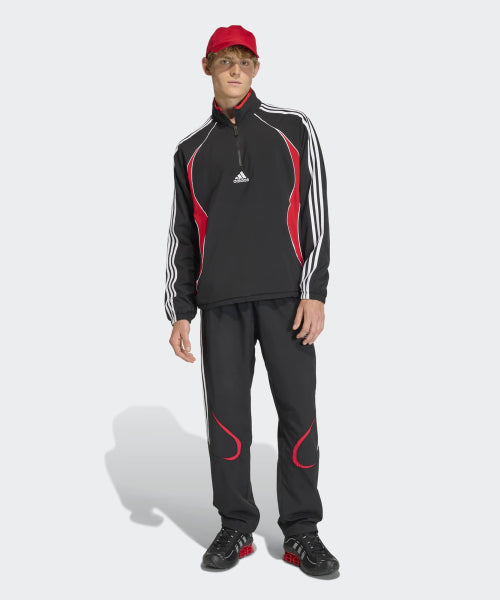 ADIDAS ADIDAS Team Geist Half Zipper Sweatshirt - Black:Red