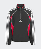 ADIDAS ADIDAS Team Geist Half Zipper Sweatshirt - Black:Red