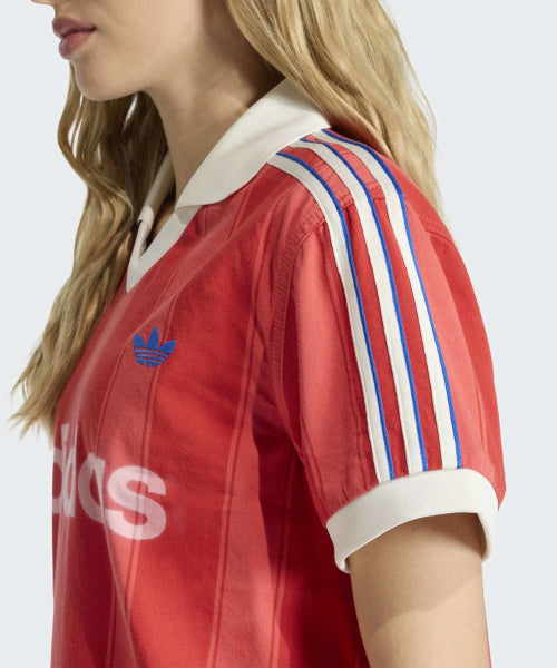 ADIDAS ADIDAS Twill Football Jersey - Semi-Lucid Red