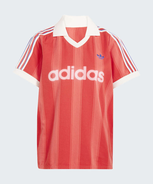 ADIDAS ADIDAS Twill Football Jersey - Semi-Lucid Red