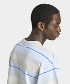 ADIDAS ADIDAS Striped Crewneck Tee - Crystal Sky
