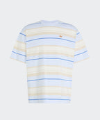 ADIDAS ADIDAS Striped Crewneck Tee - Crystal Sky
