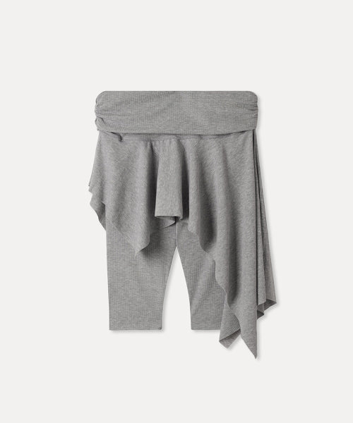 MIXXO MIXXO Shirring Layered Skirt Pants (C, S)