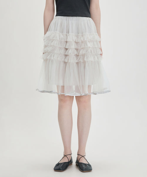 MIXXO MIXXO Lace Layered Skirt C