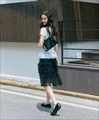 MIXXO MIXXO Lace Layered Skirt C