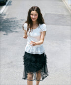 MIXXO MIXXO Lace Layered Skirt C