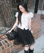 MIXXO MIXXO Lace Layered Skirt C
