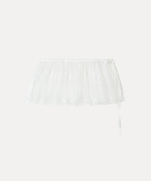 MIXXO MIXXO Skirt Lace Layered Miniskirt