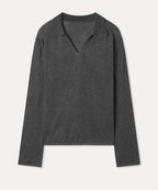 MIXXO MIXXO Loose Fit Open Collar Knitwear