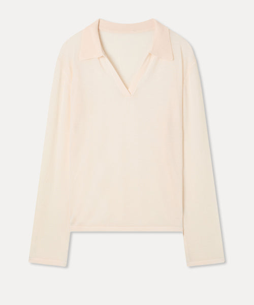 MIXXO MIXXO Loose Fit Open Collar Knitwear