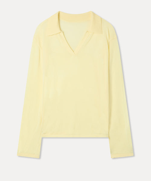 MIXXO MIXXO Loose Fit Open Collar Knitwear