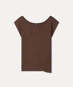 MIXXO MIXXO Knitwear Boat Neck Side Button