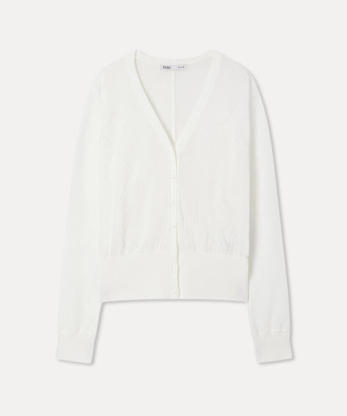 MIXXO MIXXO Cardigan V-neck See-through