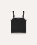 MIXXO MIXXO Lace Layered Tank Top T-Shirt