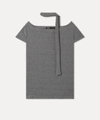 MIXXO MIXXO T-Shirt Striped Tie Short Sleeve