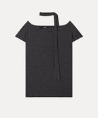 MIXXO MIXXO T-Shirt Striped Tie Short Sleeve