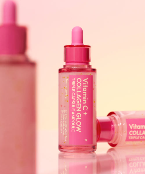 DERMAGENCY Vitamin C Collagen Glow Triple Capsule Ampoule 40ml