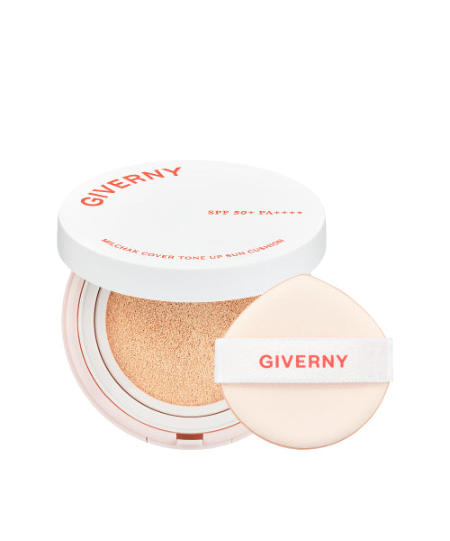 GIVERNY GIVERNY Adhesive Cover Tone-Up Sun Cushion Clear Beige 12g SPF50+