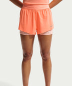 NIKE NIKE Swift Dry Fit Mid-Rise 2-in-1 Running Shorts W - Orange Pulse
