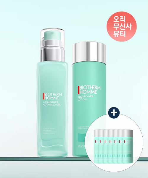 BIOTHERM [Toner + Lotion] Aqua Power 2-STEP Set (+ KRW 63,000 worth of toner provided)