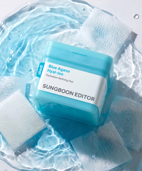 SUNGBOONEDITOR Blue Agave Hyal Ion Moisture Pads 60 sheets