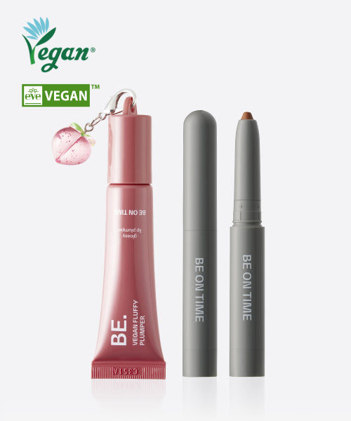 BEONTIME BEONTIME Peptide Fix Liner + Vegan Fluffy Plumper Set