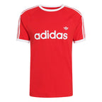 ADIDAS ADIDAS 3-Stripe Slim Ringer T-shirt - Red