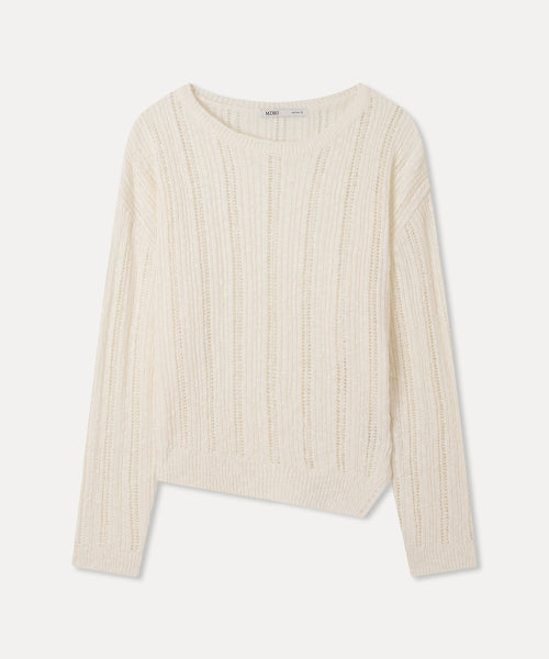 MIXXO MIXXO Slit See-Through Pullover Women