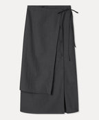 MIXXO MIXXO Wrap Button Long Skirt C