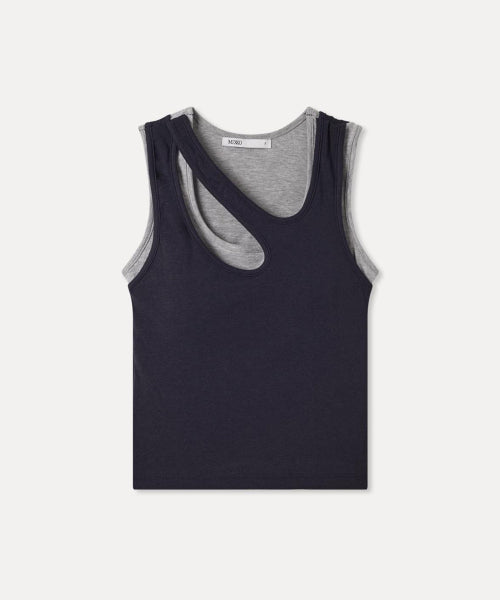 MIXXO MIXXO Cut-out Cap Tank Top S