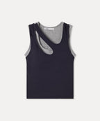 MIXXO MIXXO Cut-out Cap Tank Top S