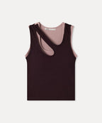 MIXXO MIXXO Cut-out Cap Tank Top S