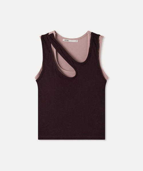 MIXXO MIXXO Cut-out Cap Tank Top S